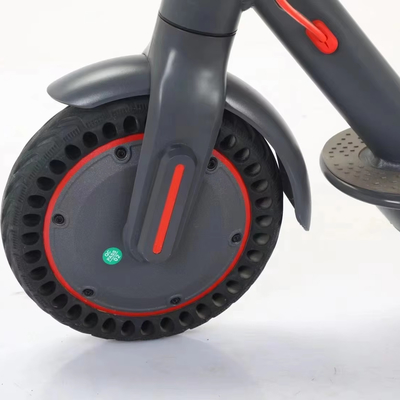 Pneus Off-Road Wide 350W Scooter elétrico dobrável com potente bateria de lítio e alcance de 30 km por carga
