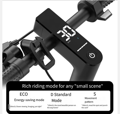 Pneus Off-Road Wide 350W Scooter elétrico dobrável com potente bateria de lítio e alcance de 30 km por carga