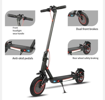 Pneus Off-Road Wide 350W Scooter elétrico dobrável com potente bateria de lítio e alcance de 30 km por carga