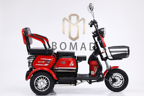 Tipo de carroceria aberta Triciclo elétrico de 3 rodas Motocicleta para transporte de adultos