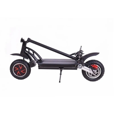 Scooter elétrico dobrável de pneus largos off-road com bateria de lítio potente 119 * 62 * 118cm 55km / h Velocidade 30km alcance por carga