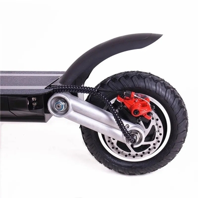 Scooter elétrico dobrável de pneus largos off-road com bateria de lítio potente 119 * 62 * 118cm 55km / h Velocidade 30km alcance por carga