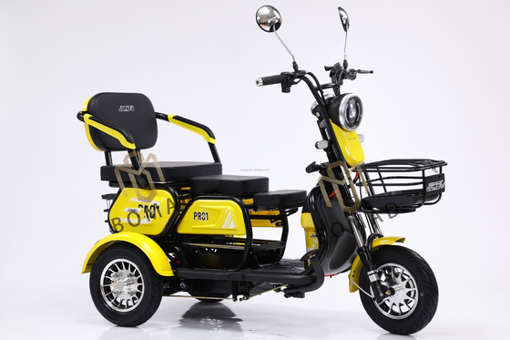 50 a 70 km de quilometragem 2024 Triciclo elétrico Motociclo para 3 passageiros