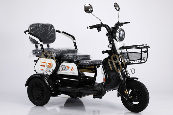 50 a 70 km de quilometragem 2024 Triciclo elétrico Motociclo para 3 passageiros