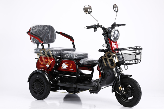 50 a 70 km de quilometragem 2024 Triciclo elétrico Motociclo para 3 passageiros