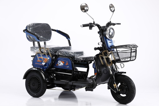 50 a 70 km de quilometragem 2024 Triciclo elétrico Motociclo para 3 passageiros
