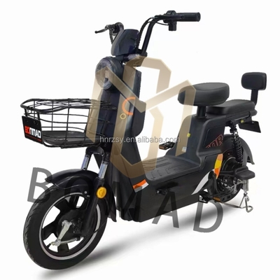 Scooter elétrico padrão nacional de 48V 350W com engrenagens de 3 velocidades e sistema de frenagem de linha de freio