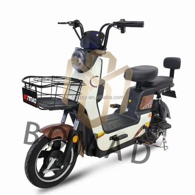 Scooter elétrico padrão nacional de 48V 350W com engrenagens de 3 velocidades e sistema de frenagem de linha de freio
