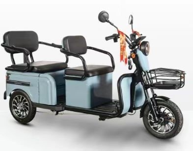 Triciclo elétrico fechado semi-fechado com capacidade de carga de 10-15° e tempo de carregamento de 5-7h