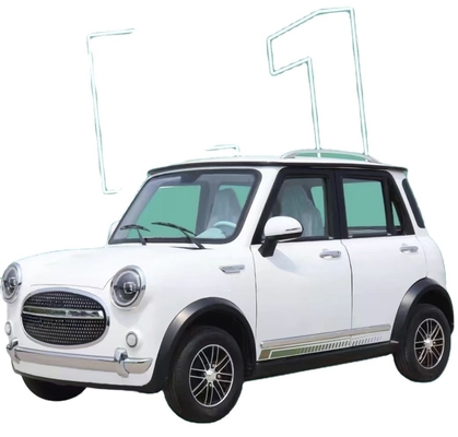 Veículo elétrico fechado Scooter Recursos energéticos Carro elétrico de quatro rodas para transporte sustentável e acessível