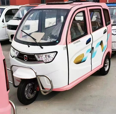 Triciclo elétrico de 1000 W para distribuição de mercadorias e entrega expressa Veículo fechado de grande capacidade
