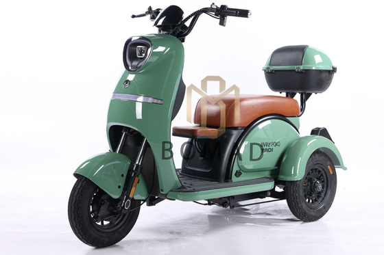2024 Triciclo Elétrico Motociclo Bicicleta Triciclo Elétrico Triciclo Elétrico 3 Rodas com Corpo Aberto Tipo Capacidade de Classificação 10-15°