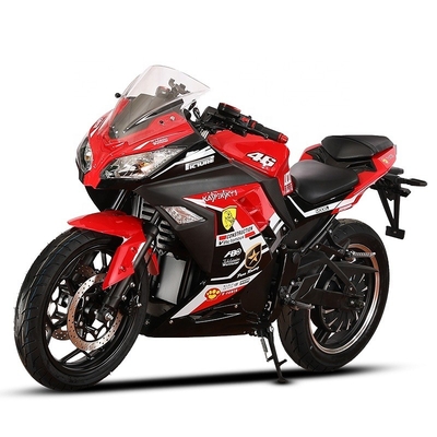 Motocicletas de corrida Máxima velocidade 80km/h 72v Motocicletas elétricas 3000w Motocicletas elétricas de alta potência