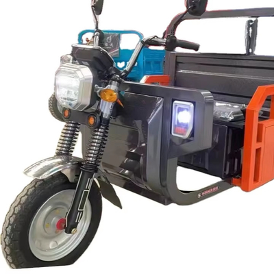 Espaçoso triciclo elétrico de 1000W para transporte de passageiros confortável e conveniente