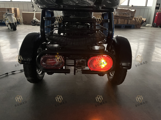 Automóvel elétrico de três rodas semi-fechado para bateria de 48 V Peso 100-200 kg