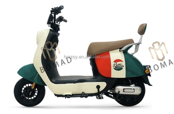 Motocicleta Elétrica de Estrama de Aço 48v 350w Scooter Elétrico Padrão Nacional com Bateria Down Tube