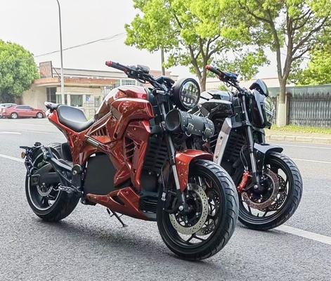 Automóvel elétrico de alta velocidade com bateria de 72V Frente e travagem de disco traseira Dobro Escalada