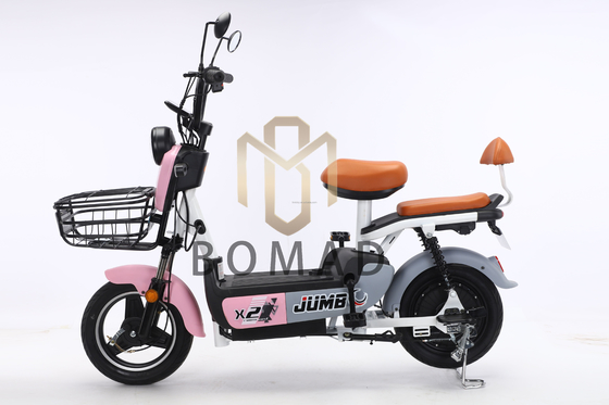 Bicicleta de cidade elétrica Bicicleta de scooter elétrico Bicicleta com tensão de 48V e fonte de alimentação de bateria de chumbo