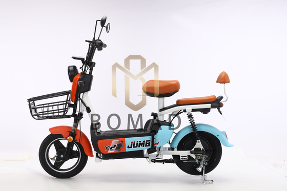 Bicicleta de cidade elétrica Bicicleta de scooter elétrico Bicicleta com tensão de 48V e fonte de alimentação de bateria de chumbo