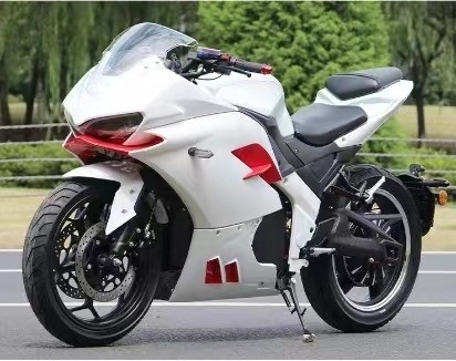 2024 Elétrico 2 Wheel Racing Motorcycle Max. Velocidade 72V Voltagem 3000w Alta Potência Bicicleta Elétrica Scooter de Caminhada Adulto