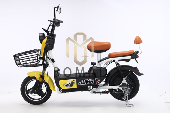 Bicicleta de cidade elétrica Bicicleta de scooter elétrico Bicicleta com tensão de 48V e fonte de alimentação de bateria de chumbo