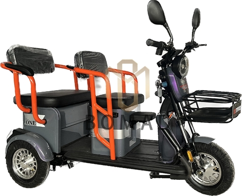 Triciclos elétricos de carga para adultos Peso 200-300kg Distância de condução 70-90km Canopy de sombra de sol