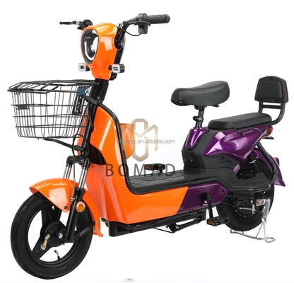 Bicicletas elétricas urbanas adultas de duas rodas com estrutura de liga de alumínio
