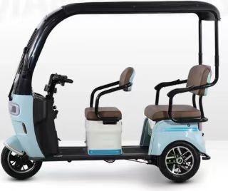 Triciclo elétrico Triciclo elétrico para adultos 48v 60v 72v Capacidade de carga útil ≥ 400kg Capacidade de classificação ≥ 25° General Electric