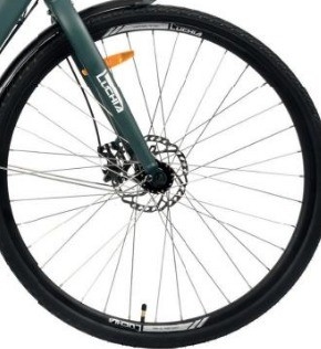 Condução elétrica automática 250 W Motor 700 c City Bike com capacidade de bateria de 7,6 Ah e 18 velocidades
