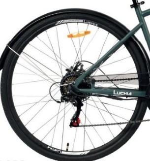 Condução elétrica automática 250 W Motor 700 c City Bike com capacidade de bateria de 7,6 Ah e 18 velocidades