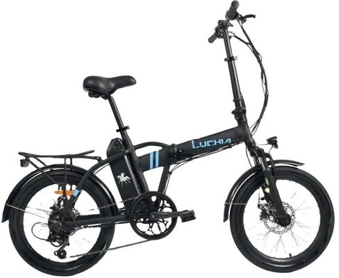 Bicicleta de mobilidade elétrica dobrável de 1000W com motor do centro traseiro e tempo de carregamento 3 horas de condução autônoma