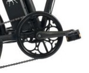 Bicicleta de mobilidade elétrica dobrável de 1000W com motor do centro traseiro e tempo de carregamento 3 horas de condução autônoma