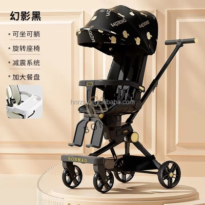 Estrutura de aço carbono Carrinho de bebê de paisagem alta para minibikes / Pocketbikes 3 em 1 carrinho