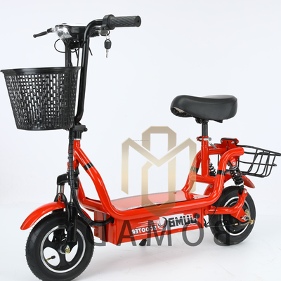 Scooter elétrico de 48 V Mini Veículo elétrico de 2 rodas 2 pessoas Bicicleta elétrica com velocidade máxima 40 60km/h