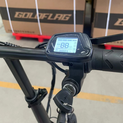 Bateria de armazenamento de 36v Bicicleta elétrica dobrável para adultos com motor de eixo traseiro e design compacto