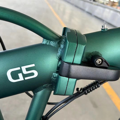 Bicicletas elétricas de potência portáteis para adultos 18 velocidades de engrenagem Alumínio estrutura de liga de 14 polegadas Design dobrável