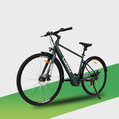 Potente bicicleta elétrica de cidade com motor de 350w e bateria de 48v 15ah
