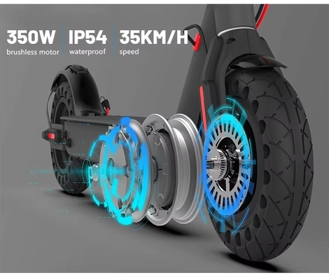 Scooter elétrico portátil dobrável Sensor inteligente Scooter adulto de duas rodas com velocidade e velocidade máxima de 31-40km / h