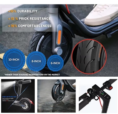 Scooter elétrico portátil dobrável Sensor inteligente Scooter adulto de duas rodas com velocidade e velocidade máxima de 31-40km / h