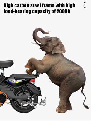 Veículo de bateria de caminhada para adultos 48v Bicicleta elétrica com motor central 350w e velocidade máxima 30-50Km/h