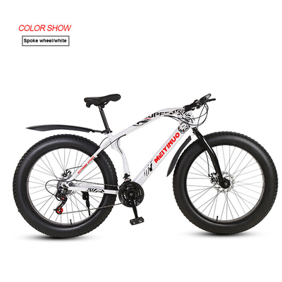 2024 Mountain Bike Big Tire Bicicleta elétrica com capacidade de bateria de 11 ah e freio de disco da roda traseira