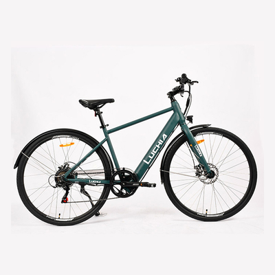 Bicicleta elétrica dobrável de 350w 14 polegadas 48v Bicicleta elétrica de cidade com travão de disco traseiro