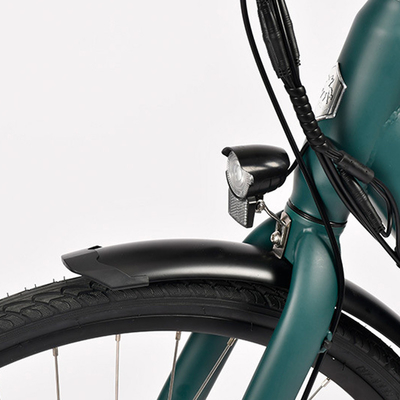 Bicicleta elétrica dobrável de 350w 14 polegadas 48v Bicicleta elétrica de cidade com travão de disco traseiro