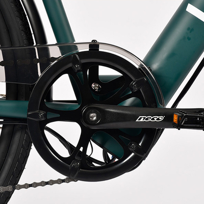 Bicicleta elétrica dobrável de 350w 14 polegadas 48v Bicicleta elétrica de cidade com travão de disco traseiro