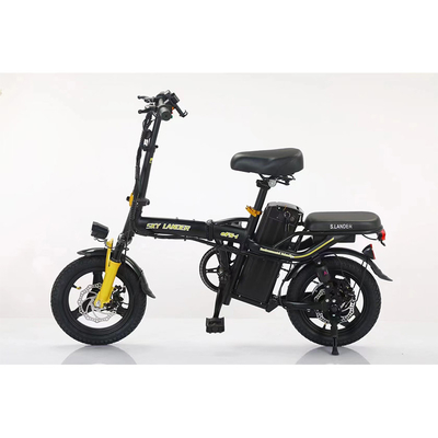 Bicicleta elétrica dobrável 350W Scooting Carro de bateria com estrutura de liga de alumínio e capacidade de bateria de 11Ah