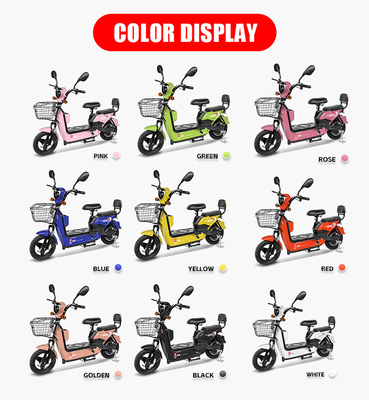 18 &quot;Tamanho de roda 7 velocidade de bicicleta elétrica de cidade com 350watt / 500watt 48v 12ah Bateria E Bikes 2024 Scooter de bicicleta elétrica