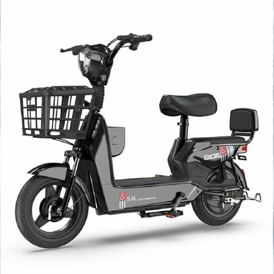 Bicicleta Elétrica de Cidade de Viagem Personalizada 36v Bateria de Lítio Bicicleta Elétrica de Cidade com Velocidade Máxima 30-50Km / h e Tempo de Carregamento 3 horas