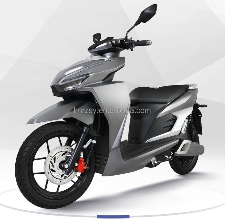 Alta Velocidade 72v 2000w Motocicleta Elétrica 2 Pessoas Motoped Elétrico Scooters com tamanho de 1958 * 470 * 1113mm e velocidade de 60km / h