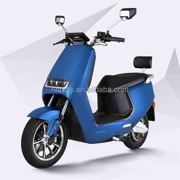 72v 1500w Motocicleta Elétrica para 2 Pessoas Scooters de ciclomotor de alta velocidade