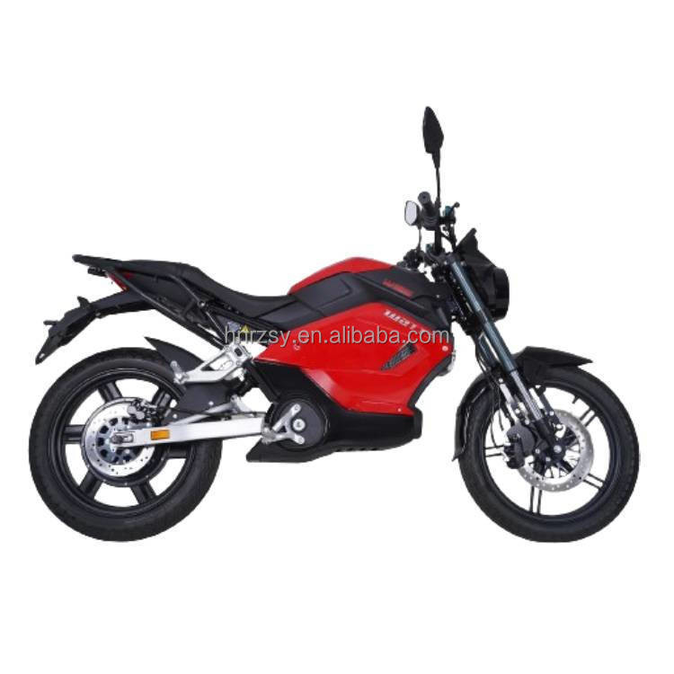 72v 3000w Motocicleta Elétrica 2 Pessoas Scooters de ciclomotor elétrico com alta velocidade de 80km / h e 17 polegadas Alumínio Wheel Hub